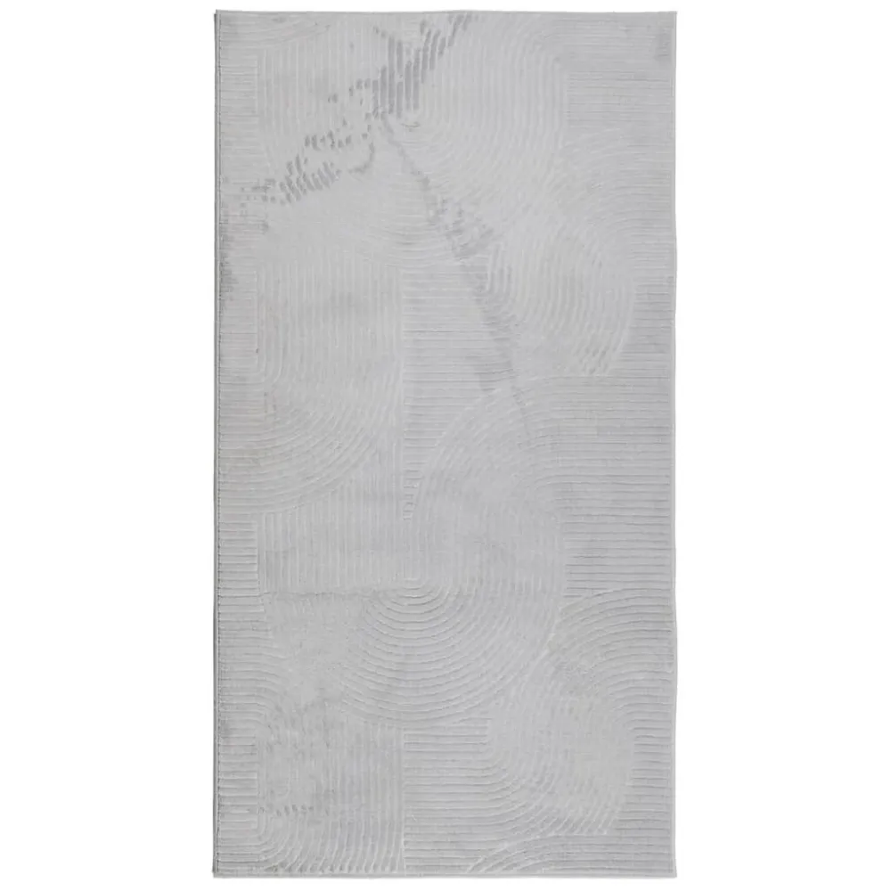 Tappeto IZA Pelo Limitato Aspetto Scandinavo Grigio 80x150 cm