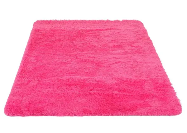 Tappeto Mendler HWC-F69 passatoia shaggy pelo alto pelo durativo tessuto/tessuto soffice morbido 160x120cm rosa 70262