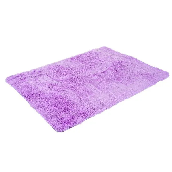Tappeto Mendler HWC-F69 passatoia shaggy pelo elevato pelo lungo tessuto/tessuto soffice morbido 200x140cm viola 70285