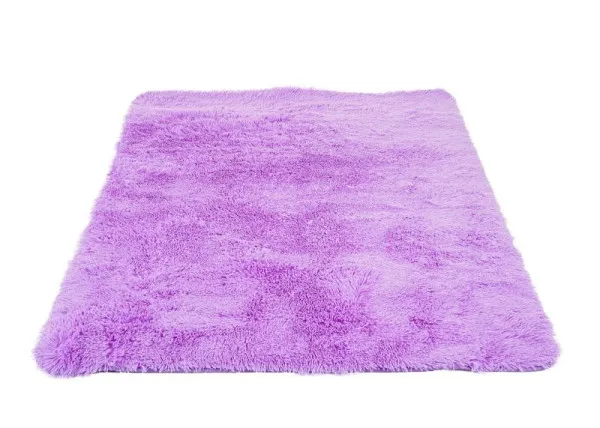 Tappeto Mendler HWC-F69 passatoia shaggy pelo elevato pelo lungo tessuto/tessuto soffice morbido 200x140cm viola 70285