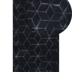 Tappeto nero 80 x 150 cm THATTA