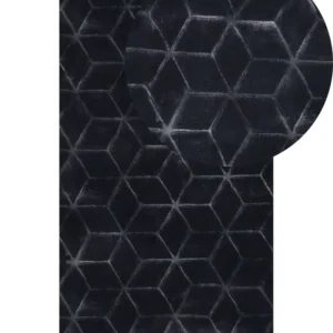 Tappeto nero 80 x 150 cm THATTA