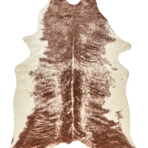Tappeto pelle bovina sintetica marrone 130 x 170 cm ZEIL