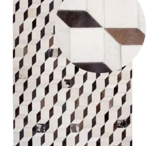 Tappeto pelle color bianco 160x230 cm ALPKOY