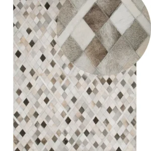 Tappeto pelle multicolore 160 x 230 cm HIRKA