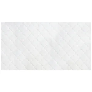 Tappeto pelle sintetica bianco 80 x 150 cm GHARO