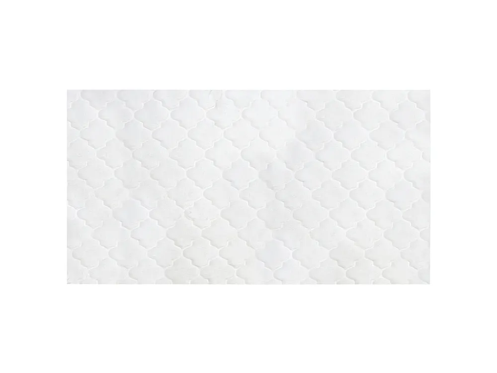 Tappeto pelle sintetica bianco 80 x 150 cm GHARO