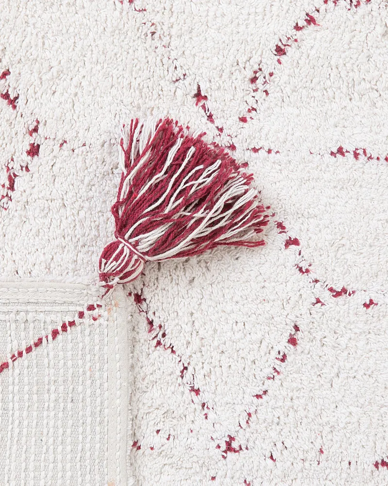 Tappeto pelo ampio 140 x 200 cm bianco SAKARYA