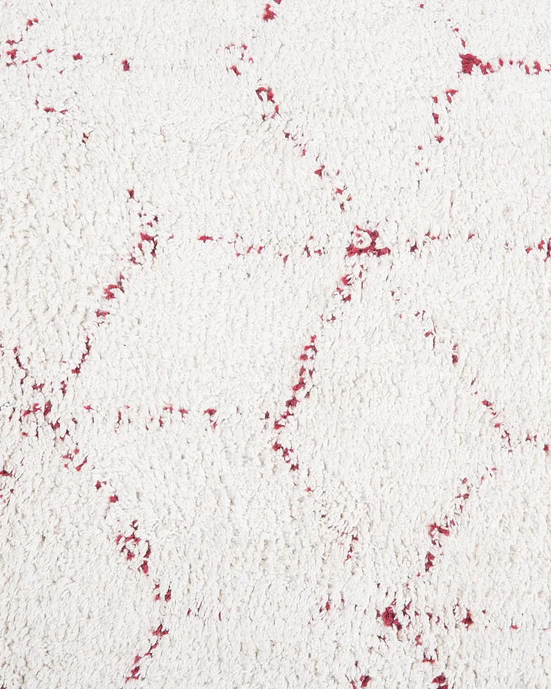 Tappeto pelo ampio 140 x 200 cm bianco SAKARYA