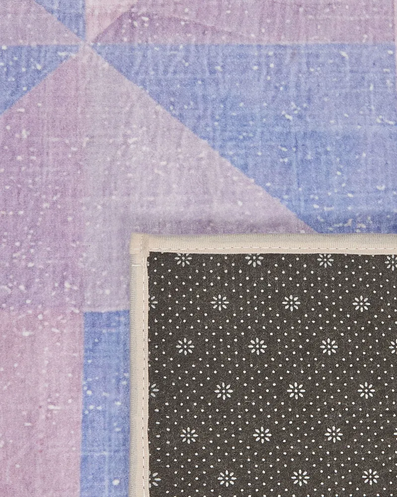 Tappeto pelo basso blu-grigio 160 x 230 cm KARTEPE