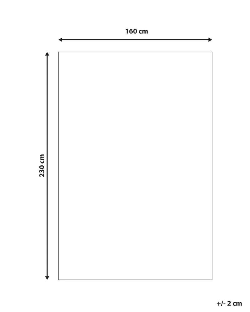 Tappeto pelo basso blu-grigio 160 x 230 cm KARTEPE