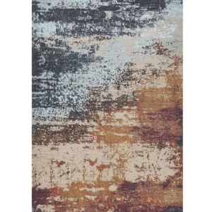 Tappeto pelo basso multicolore 140 x 200 cm GERMENCIK