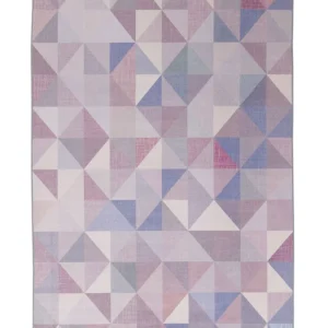 Tappeto pelo breve blu-grigio 140 x 200 cm KARTEPE