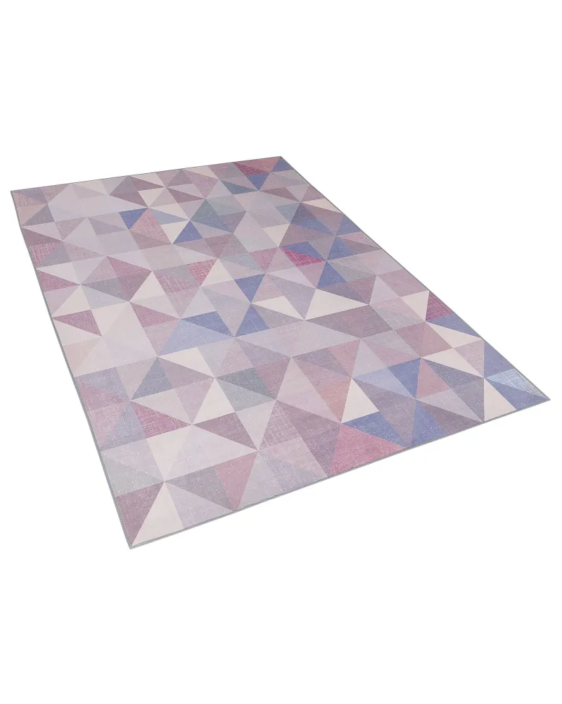 Tappeto pelo breve blu-grigio 140 x 200 cm KARTEPE
