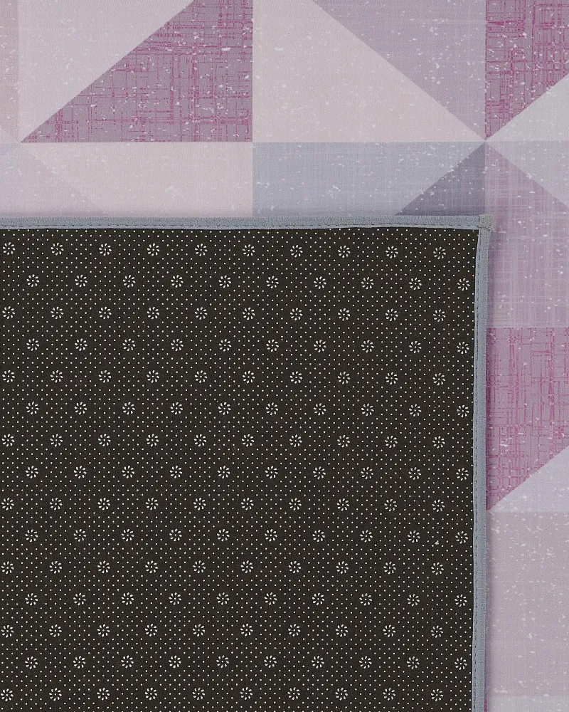 Tappeto pelo breve blu-grigio 140 x 200 cm KARTEPE
