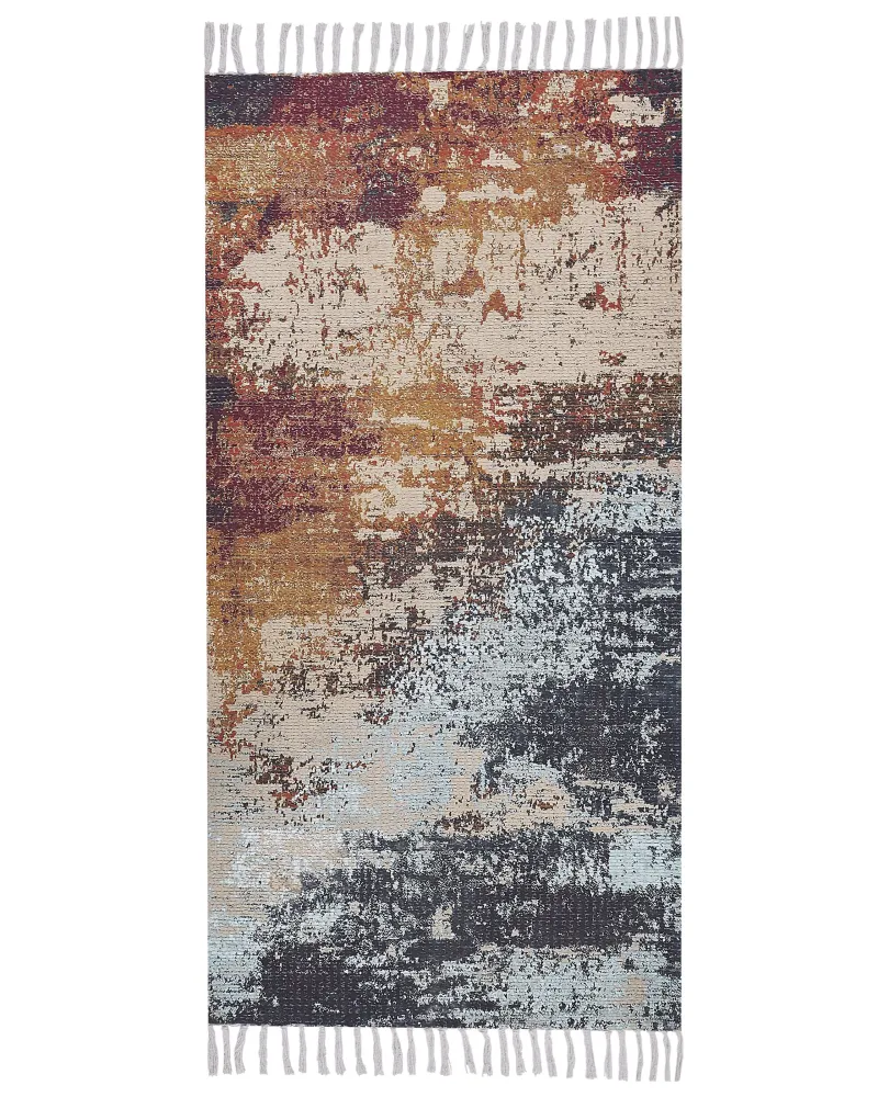 Tappeto pelo breve multicolore 80 x 150 cm GERMENCIK