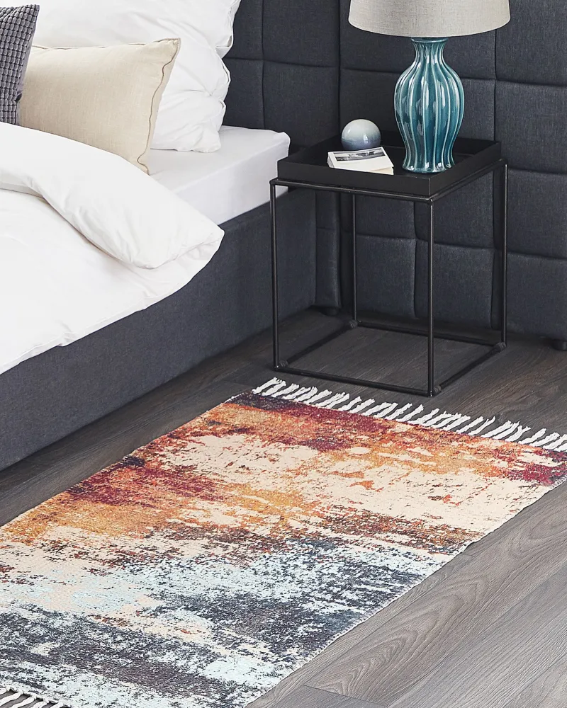 Tappeto pelo breve multicolore 80 x 150 cm GERMENCIK