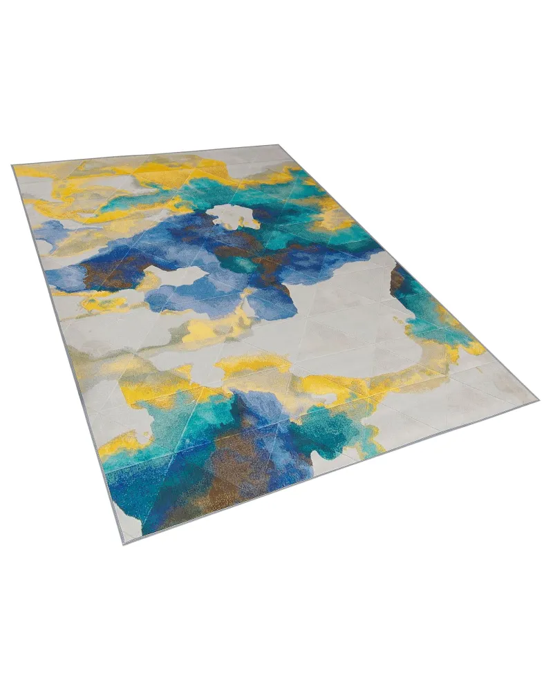 Tappeto pelo breve multicolore 160 x 230 cm CEYHAN
