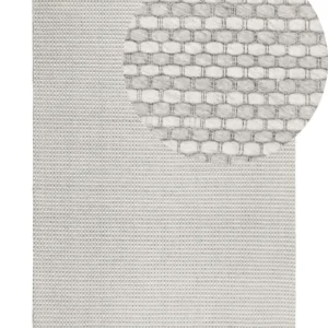 Tappeto pelo corto colore grigio palese 140 x 200 cm KILIS