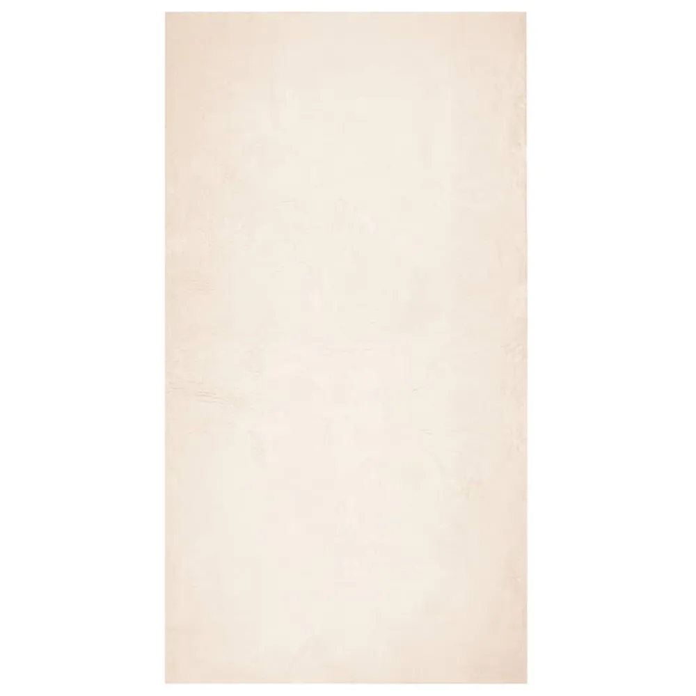 Tappeto Pelo Corto HUARTE Soffice e Lavabile Beige 60x110 cm