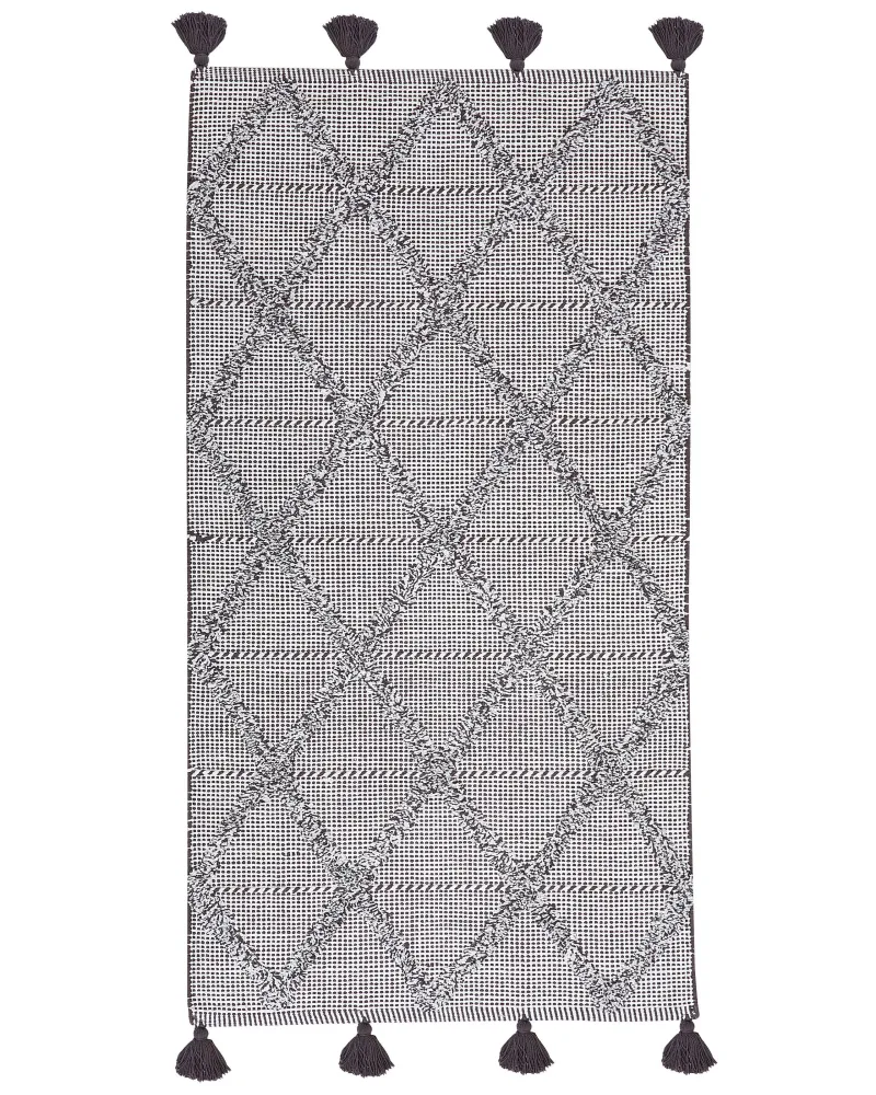 Tappeto pelo esteso 80 x 150 cm marrone TUZLA