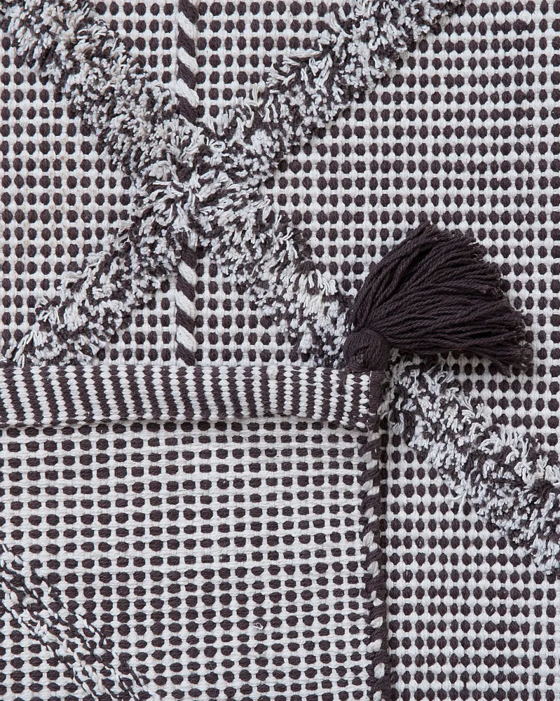 Tappeto pelo esteso 80 x 150 cm marrone TUZLA