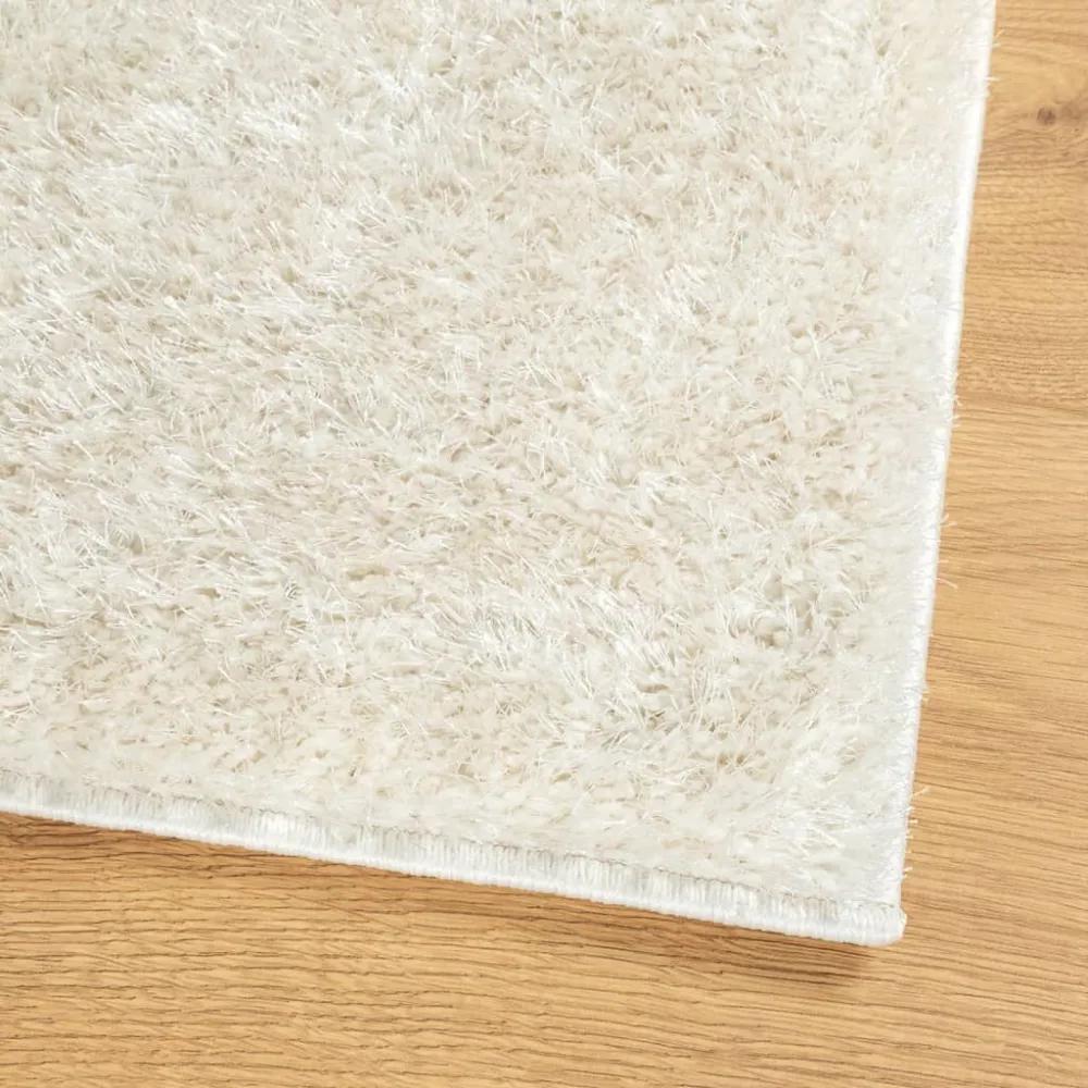 Tappeto Pelo Lucido Esteso ISTAN Effetto Crema 80x150 cm