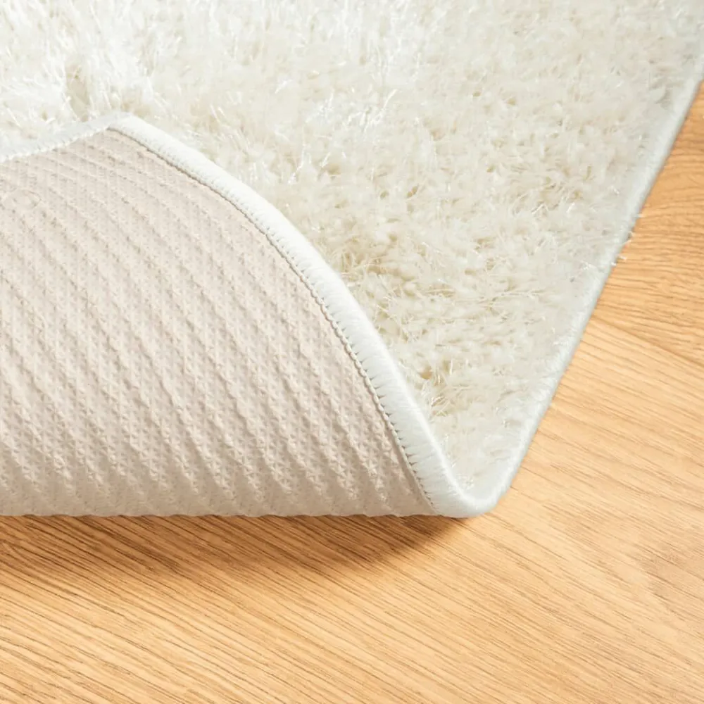 Tappeto Pelo Lucido Esteso ISTAN Effetto Crema 80x150 cm