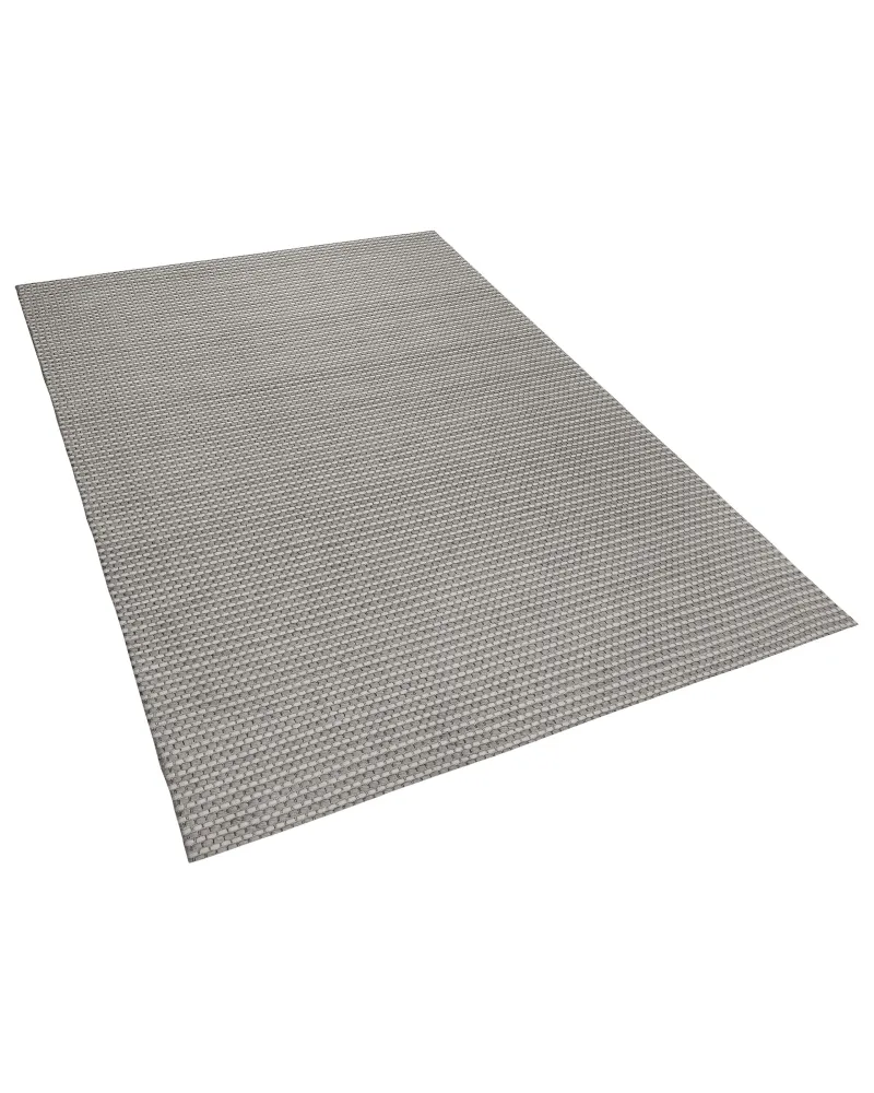 Tappeto pelo piccolo colore grigio scuro 140 x 200 cm KILIS