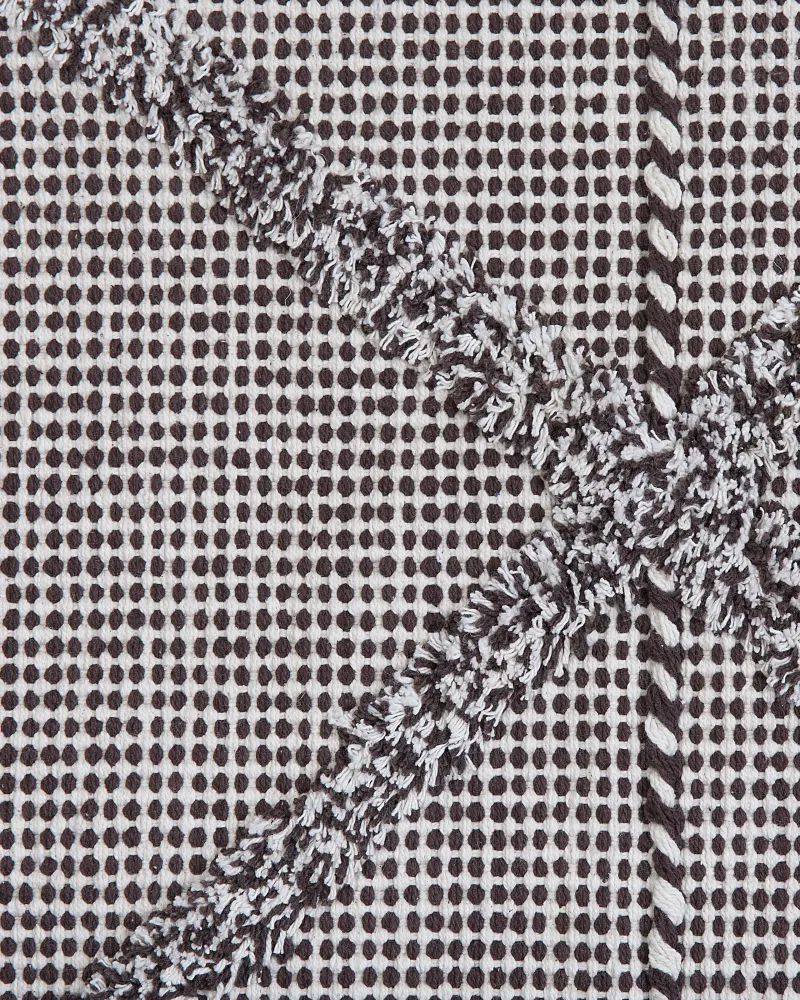 Tappeto pelo prolungato 80 x 150 cm marrone TUZLA