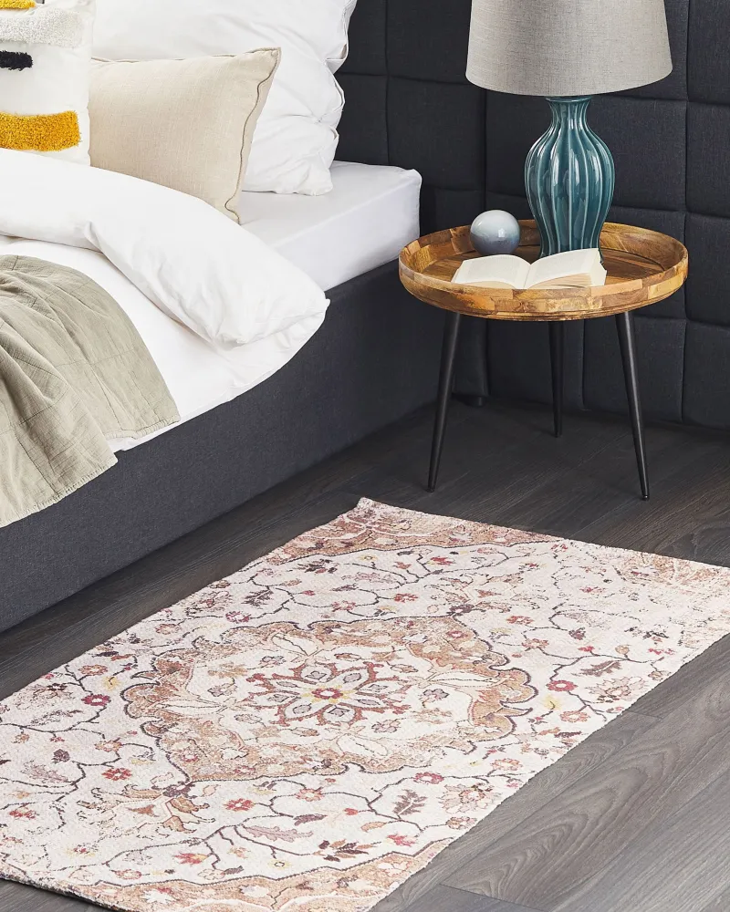Tappeto pelo ridotto beige e marrone 80 x 150 KATTAKKADA
