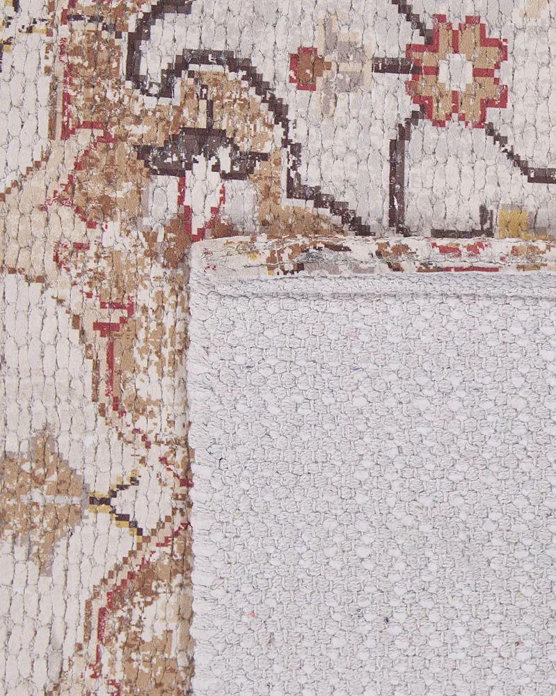 Tappeto pelo ridotto beige e marrone 80 x 150 KATTAKKADA