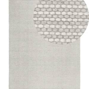 Tappeto pelo ridotto colore grigio chiaro 140 x 200 cm KILIS