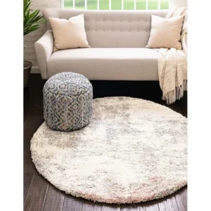 Tappeto Shaggy 100 x 100 Rosa Lachen Haze