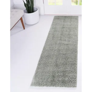 Tappeto shaggy 120x62 verde Luzern