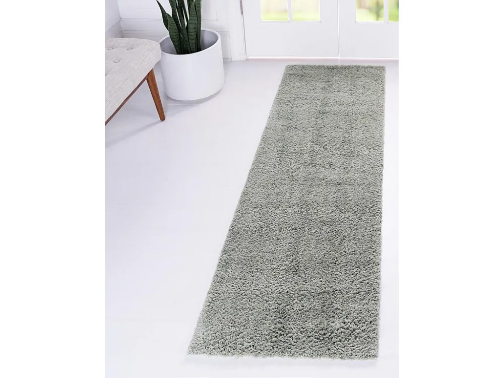 Tappeto shaggy 120x62 verde Luzern