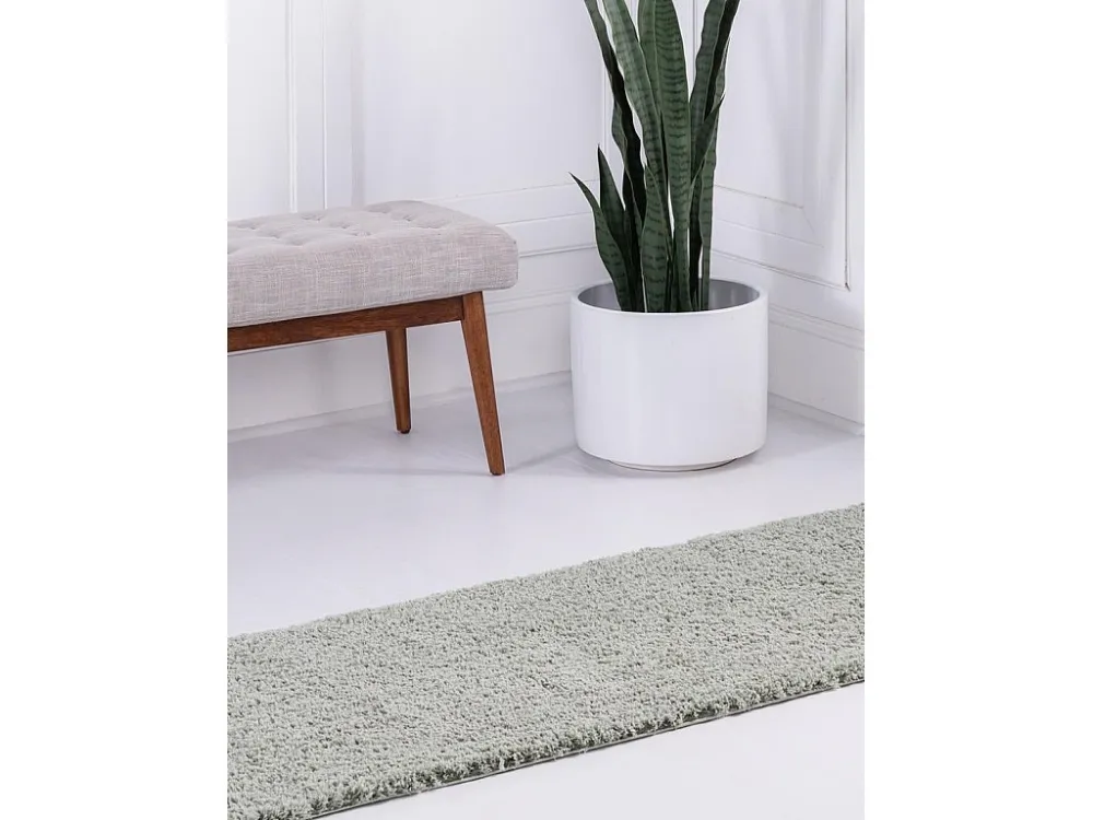 Tappeto shaggy 120x62 verde Luzern