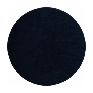 Tappeto shaggy 125x125 blu notte Luzern