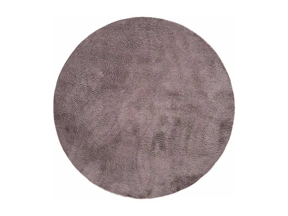 Tappeto shaggy 125x125 Viola Luzern