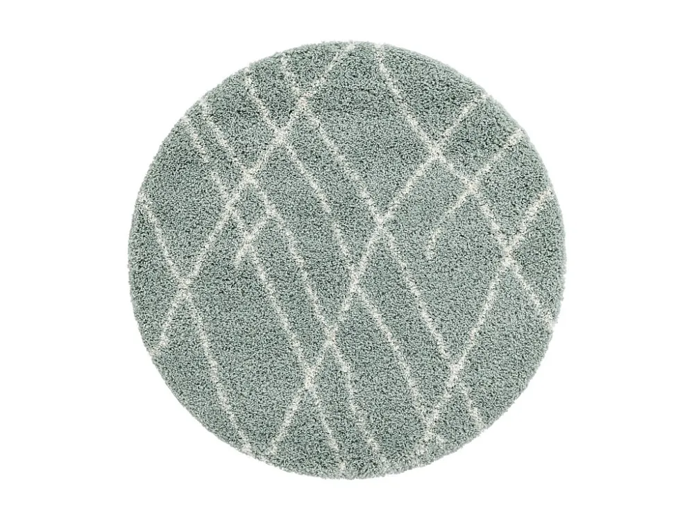 Tappeto Shaggy 155 x 155 Verde Lachen Fence