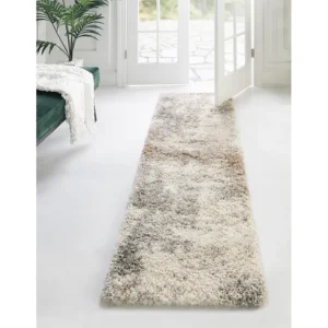 Tappeto shaggy 183x61 crema - marrone Lachen Haze