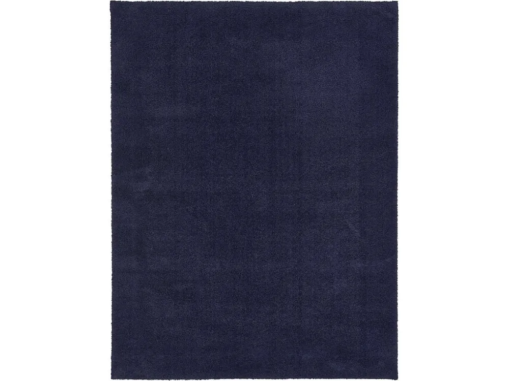 Tappeto shaggy 185x125 blu notte Luzern