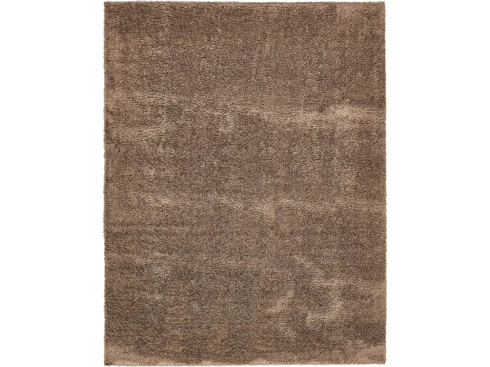 Tappeto shaggy 185x125 marrone Luzern