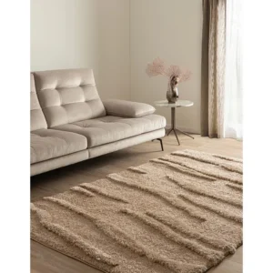 Tappeto shaggy 185x125 marrone Thun Tribus