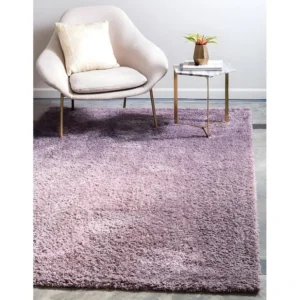 Tappeto shaggy 185x125 Viola Luzern