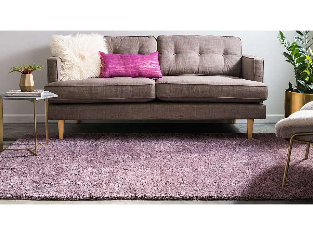Tappeto shaggy 185x125 Viola Luzern