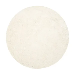 Tappeto shaggy 240x240 Bianco Luzern