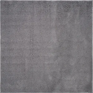 Tappeto shaggy 240x240 grigio Luzern