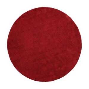 Tappeto shaggy 240x240 rosso Luzern