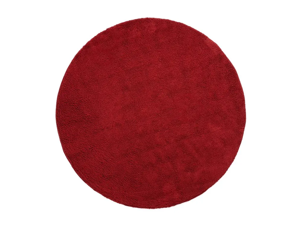 Tappeto shaggy 240x240 rosso Luzern